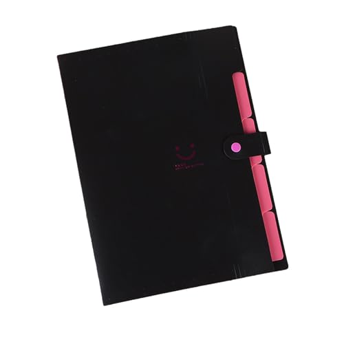 A4 Ordner-Organizer, A4, wasserdicht, unterteilt, Dokumentenhalter, unterteilte Akten, staubdicht, platzsparend, 5 Taschen und 4 Registerkarten für Papier, Material, Dokumente, Aufgaben von Generisch