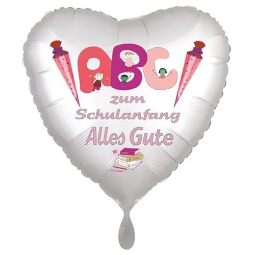 ABC zum Schulanfang. Alles Gute. Folienballon Herz, 45cm ohne Helium. ABC zum Schulanfang. Alles Gute. Folienballon Herz, 45cm ohne Helium. von Generisch