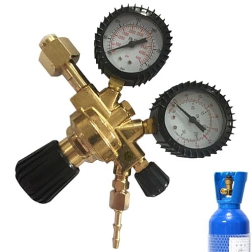 Adorable Argon Meter, Precise Stabilized Welding Tool, Carbon Dioxide Argon Pressure Reducer, Carbon Dioxide Argon Regulator, Easy to Read Double Scale Gauge, Precise Stabilized Control for Welder von Generisch