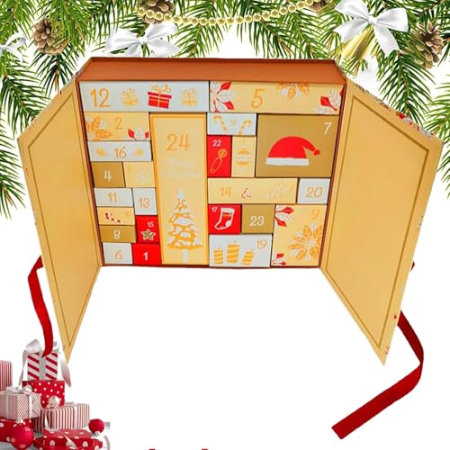 Adventskalender selber basteln, Weihnachten Adventskalender Leer Adventskalender zum selber befüllen, 24 Tage Weihnachten Countdown Kalender Befüllen Sie Ihren eigenen Adventskalender von Generisch