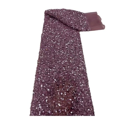 Afrikanischer Spitzenstoff, luxuriös, französische Pailletten, Netzstoff, Spitzenstoff, hochwertig, handgefertigt, Perlen für Hochzeit Afrikanischer Spitzenstoff, luxuriös, französische Pailletten, Netzstoff, Spitzenstoff, hochwertig, handgefertigt, Perlen für Hochzeit von Generisch