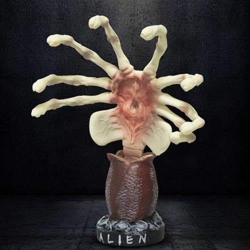 Alien Facehugger Figur, Alien Rom-ulus Facehugger Figur, Horror Facehugger Charakter Statue, Sammelbare Scary Alien Kreatur Ornament Für Film Fans von Generisch