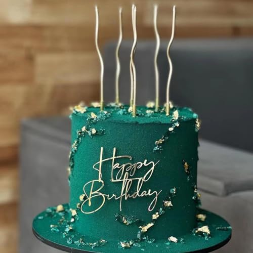 Alles Gute zum Geburtstag Kuchen Toppers Geburtstags mädchen Acryl Kinder Geburtstags feier Kuchen Topper Baby Dusche Geschenk Dessert Dekoration von Generisch