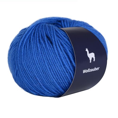 Alpaka Medium - 50 g Hochwertige Wolle zum Stricken & Häckeln-Weich & Langlebig Ideal für Socken, Schals, Pullovers & mehr- Angenehm auf der Haut Perfect für Kreative Handarbeiten. (Schatzblau) von Generisch