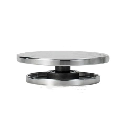 Aluminium-Töpferscheiben-Drehteller – doppelseitiger 25 cm Töpferei-Drehteller für Ton-Modellierung, Keramik-Bastelarbeiten, faules Drehwerkzeug für Künstler und Hobbyisten Aluminium-Töpferscheiben-Drehteller – doppelseitiger 25 cm Töpferei-Drehteller für Ton-Modellierung, Keramik-Bastelarbeiten, faules Drehwerkzeug für Künstler und Hobbyisten von Generisch