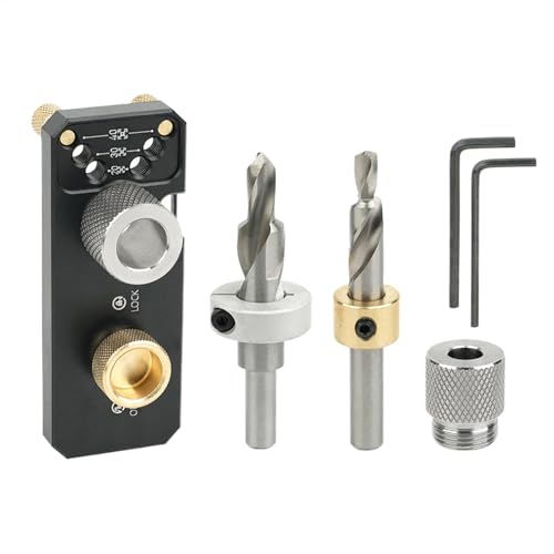 Aluminum Extrusion Hole Jig, Metal Extrusion Hole Jig, Straight Hole Drill Guide, Extrusion Drill Guide Jig, Aluminum Hole Jig With Slider, Drill Guide For Metal Extrusion, Adjustable Hole Jig von Generisch