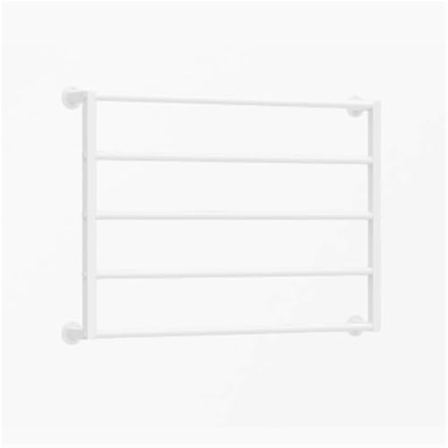 An der Wand montierter Bandständer, extra großer Organizer für Geschenkpapier, Bügeleisen, Schalständer, Halter, platzsparend, für Bekleidungsgeschäfte zu Hause, Blumenläden (weiß, 60 x 60 c von Generisch