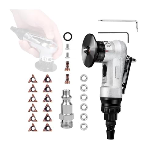 Anfasen, Mini-Entgraten von Metall, 30.000 U/min, kreisförmige Kante, pneumatische Anfasmaschine, Tischler-Anfaswerkzeug, Mini-Anfasmaschine, Bogen-Eckenentgraten, Anfaser for Metallbeschneiden(Metall von Generisch