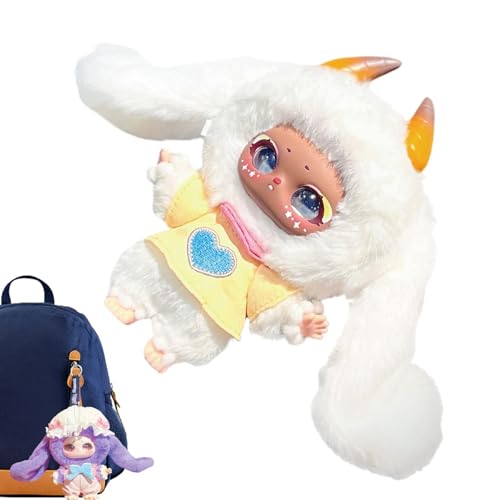 Anime Plüschtiere,Plüschpuppenspielzeug - Plüschspielzeug-Schlüsselanhänger - Anhänger für Rucksack, niedliche Anhänger für Schlüsselbund, Schlüsselanhänger, Spielzeug, Modellpuppen für Familie, Kolle von Generisch