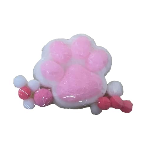 Anti Stress Ball Katzenpfote – Squishy Toy für Stressabbau mit Realistischem Design (TPR-Material, Sicher für Kinder & Erwachsene, Mitgebsel Kindergeburtstag 10 Jahre) (Weiß) von Generisch