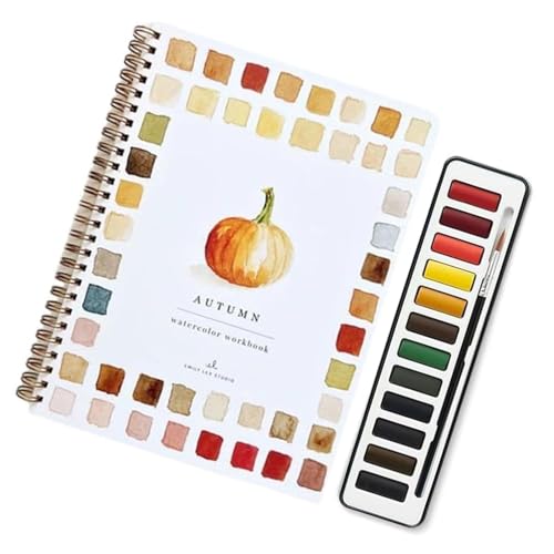 Aquarell-Arbeitsbuch, Anfängerfreundlich Mit Anti-Kriegs-Seiten, Perfekt Für Kinder Und Erwachsene, Leicht Zu Malen, Die Künstlerische Fähigkeiten, Ideales Aquarell Für Lernen Und Praxis, Verbessert von Generisch