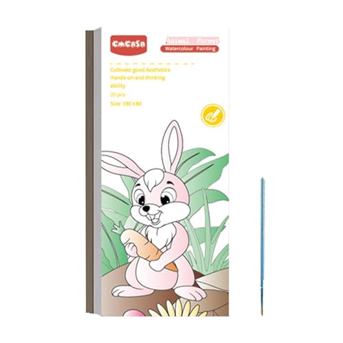 Aquarell-Malbücher - Aquarellskizzenbuch - Pinsel Und Farben Für Malpapier Auf Aquarellpapier | Multifunktionales Aquarellbuch, Kunstpapier Für Kinder, von Generisch