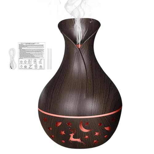 Aromatherapie-Diffusor, Duftöl-Diffusoren, 200 ml, Duft-Luftbefeuchter mit USB-Kabel, farbige LED-Beleuchtung, Aromatherapie-Nebel-Diffusoren, Dekoration für Schlafzimmer, Wohnzimmer von Generisch