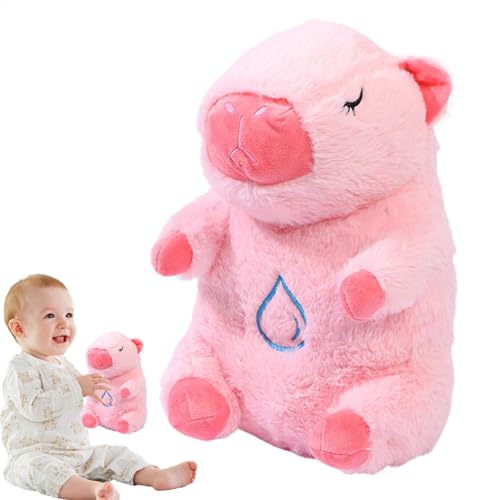 Atming Capybara, Capybara atming gefüllte Tier - Herzschlag beruhigend schlafende Kuschel Capybara,Schläfriger Kuschelplüsch rhythmischer Atmung für Kleinkind, Kinder, Mädchen, Erwachsene Atming Capybara, Capybara atming gefüllte Tier - Herzschlag beruhigend schlafende Kuschel Capybara,Schläfriger Kuschelplüsch rhythmischer Atmung für Kleinkind, Kinder, Mädchen, Erwachsene von Generisch