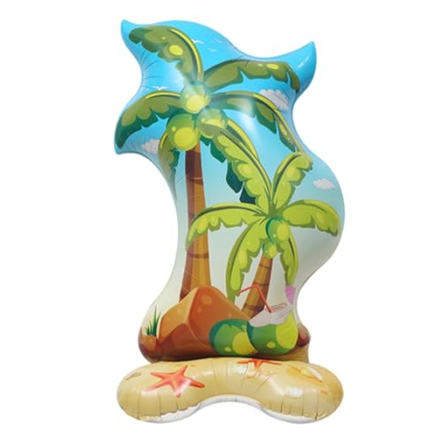 Aufblasbare Palme,Palmenballons | Strandparty-Aluminiumfolie-Sommer-Schlauchboote | Foto-Requisiten für tropische Partys im Hawaii-Stil für Babypartys, hawaiianische Luau-Partys von Generisch