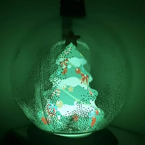 Aufblasbarer Weihnachtsball, leuchtende Kristallkugel mit Weihnachtsmann, Schneemann, Weihnachtsbaum, Hirsch, wasserdicht, aufblasbar, wiederverwendbar, Ornamente für Haus, Garten (Weihnachtsbaum Aufblasbarer Weihnachtsball, leuchtende Kristallkugel mit Weihnachtsmann, Schneemann, Weihnachtsbaum, Hirsch, wasserdicht, aufblasbar, wiederverwendbar, Ornamente für Haus, Garten (Weihnachtsbaum von Generisch