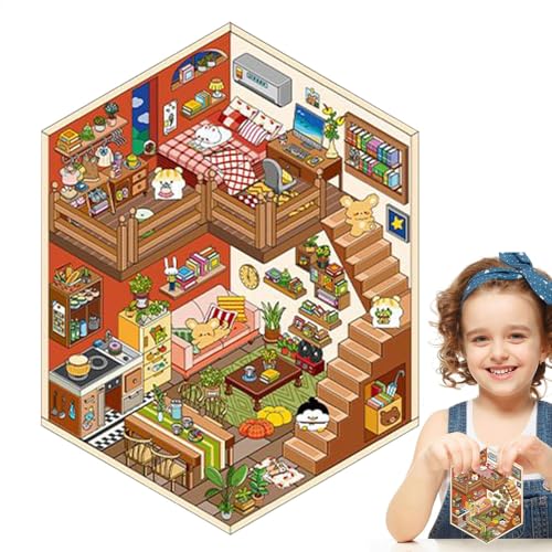 Aufkleber-Szenen für Erwachsene – 3D-Szenen-Aufkleber, niedliche Cartoon-Raumszenen-Aufkleber, Aufkleber-Set, ästhetische Aufkleber, Planer-Dekoration, Scrapbooking, Basteln für Erwachsene und Kinder Aufkleber-Szenen für Erwachsene – 3D-Szenen-Aufkleber, niedliche Cartoon-Raumszenen-Aufkleber, Aufkleber-Set, ästhetische Aufkleber, Planer-Dekoration, Scrapbooking, Basteln für Erwachsene und Kinder von Generisch