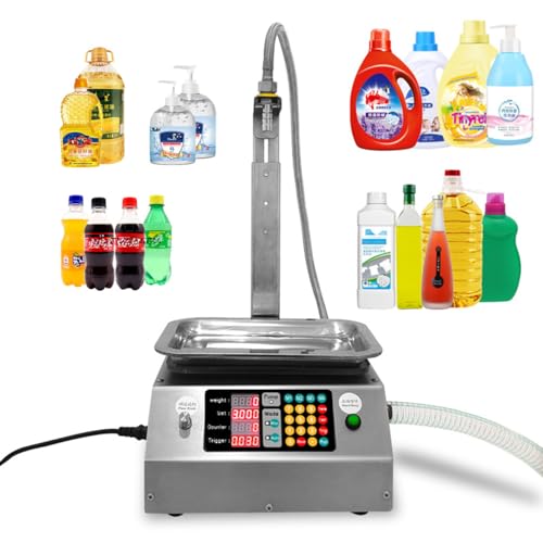 Automatische Flüssigkeitswaagefüllmaschine, 30 g-15 kg, für klare, dünne Flüssigkeiten, Wasser, Olivenöl, Getränke, maximale Durchflussmenge 17 l/min, flüssige Quantitative Maschine von Generisch