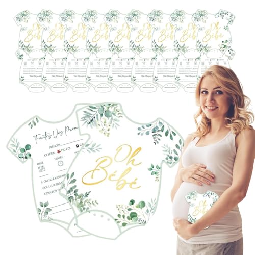 Baby Vorhersagekarten | Lustige Ratschlagkarten für Baby-Shower-Spiele | Neutrales Spiele-Set für Mädchen, Familie, Gäste, Abschlussfeiern, Eltern und Feiern Baby Vorhersagekarten | Lustige Ratschlagkarten für Baby-Shower-Spiele | Neutrales Spiele-Set für Mädchen, Familie, Gäste, Abschlussfeiern, Eltern und Feiern von Generisch