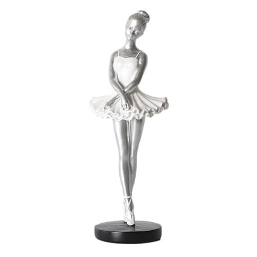 Ballerina-Ornamente, Moderne Ballerina-Figuren aus Kunstharz, Balletttänzerin Statue, Harz Ballerina Figuren, Kreative Kunstornamente, Außergewöhnliche Widerstandsfähigkeit, Anspruchsvoller Stil von Generisch