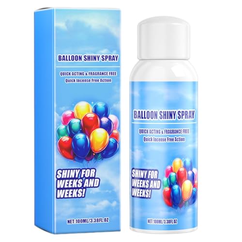 Ballon-Glitzerspray,Ballon-Glitzerspray | 4,58 Unzen Ballon-Glanz-Finish-Spray | Glitzer-Finish-Spray, wasserfest, langlebig, Dekorationszubehör für Szenen von Generisch