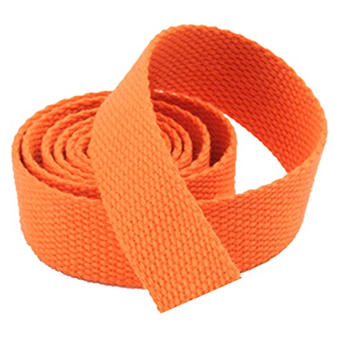 Baumwoll-Twill-Klebeband, Segeltuch-Gurtband für Taschenriemen, Orange, 20 mm von Generisch