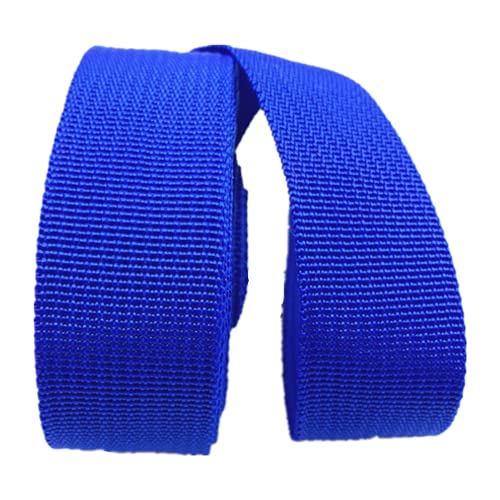 Baumwoll-Twill-Klebeband, strapazierfähig, 20 mm, gewebtes Leinenband, Gürtel für Haustiertasche, Blau von Generisch