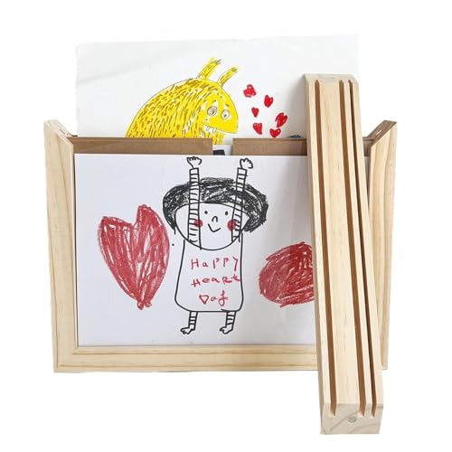 Bilderrahmen für Kinder, austauschbares Holz, für Kleinkinder, austauschbare Kinderrahmen für Kunstwerke, Kunstprojekte, Kinder-Kunst-Display-Bilderrahmen von Generisch