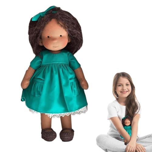 Bjd Puppen,Plüsch Stoffpuppen Stofftier - Stofftier, handgefertigte Plüschpuppe mit Kleidung, Stoffpuppe für Mädchen, REGT die Fantasie an, Geschenk für Kinder von Generisch