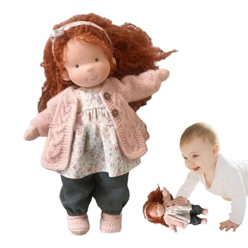 Bjd Puppen | Tragbare Plüsch-Stoffpuppen - Stofftier, handgefertigte Plüschpuppe mit Kleidung, Stoffpuppe für Mädchen, REGT die Fantasie an, Geschenk für Kinder von Generisch