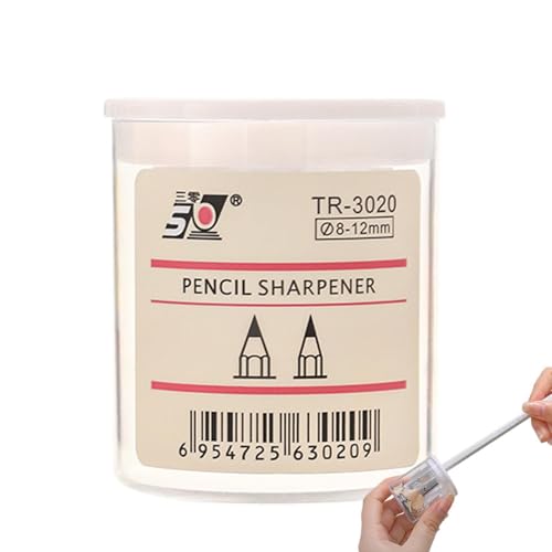 Bleistiftspitzer, Kosmetikstiftschärfer, Transparenter Handstiftschärfer, Tragbarer Lippenstift Crayon -Schärfenschneider, Schulmaterial für, Mädchen von Generisch