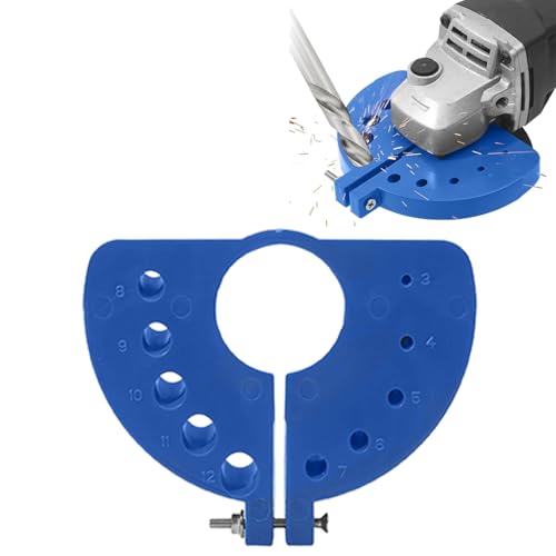 Bohrerschärfgerät - Kompaktes Bohrerschleifgerät, Hartmetall-Bohrerschärfer | Vielseitige Bohrer-Schleifmaschine, Bohrer-Schleifvorrichtung, Präzisions-Bohrerschärfer, Spiralbohrer (Blau) von Generisch