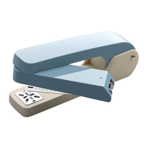 Book Stapler, School Rotating Binding Stapler, 360 Degree Rotation for 50 Pages, (5.51x2.36 Inches) Multifunctional Office and School Binding Stapler von Generisch