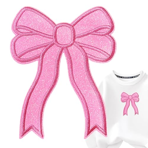 Bow Patches Iron , Embroidery Bow Iron Patch for Clothes, Bow Iron Patches, Cute Bow Patch Iron Bow Patch, for Girls Women Clothes Backpacks Jackets von Generisch