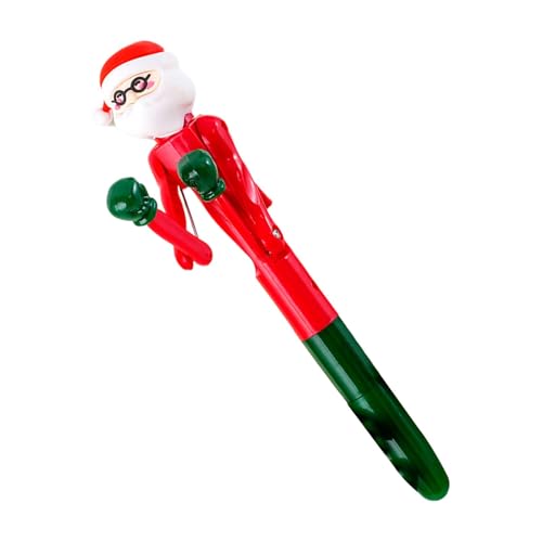 Boxing Santa Pen - Safe Santa Claus Shape Boxing Pen Kugelschreiber - Trocknet schnell Santa Claus Pens Fun Pens für das tägliche Schreiben Zeichnen Unterschreiben Herstellung Grußkarten von Generisch