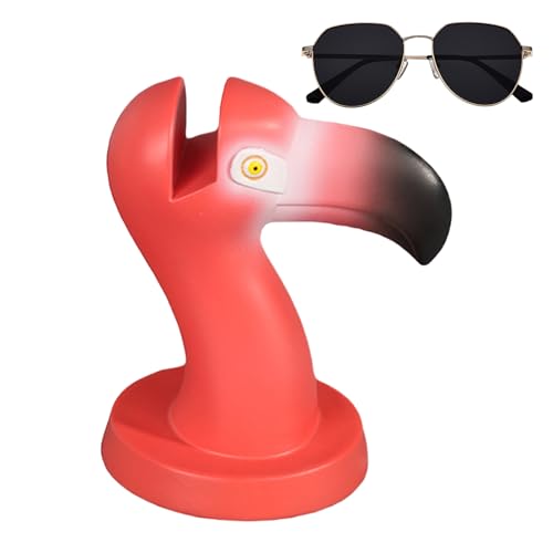Brillenhalter | Niedlicher Flamingo-Brillenhalter – aus Holz, kreativ, modisch, handgefertigt, Präsentationsständer für Zuhause, Arbeitsplatz, Kommode, Badezimmer Brillenhalter | Niedlicher Flamingo-Brillenhalter – aus Holz, kreativ, modisch, handgefertigt, Präsentationsständer für Zuhause, Arbeitsplatz, Kommode, Badezimmer von Generisch