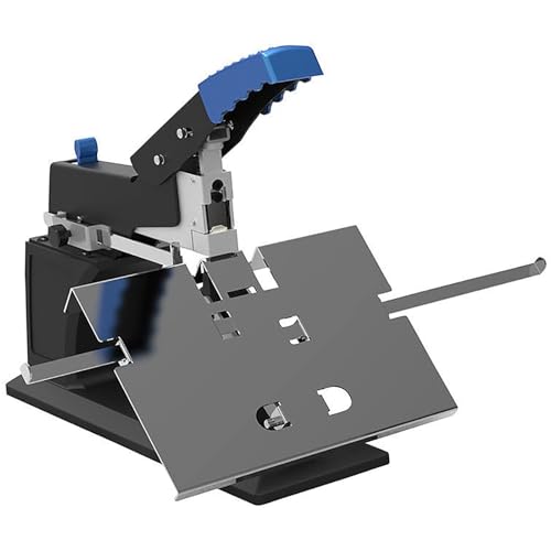 Broschüren-Hefter, Faltmaschine, A3, A4, robuster Schreibtisch-Flachsattel-Hefter – Manueller Desktop-Büchklet-Hefter mit 60 Blatt Kapazität – ideale Buchbindemaschine für Büro und Heimdruckerei von Generisch