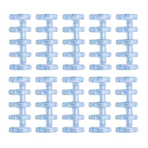 Buchbindering 5-Ringe, durchscheinender Bindedraht Notizbuchstreifen, Schreibwarenbedarf 5-Loch-Bücher-Snap-Split-Binderinge, Bindedraht für Reisetagebuch, Scrapbook von Generisch