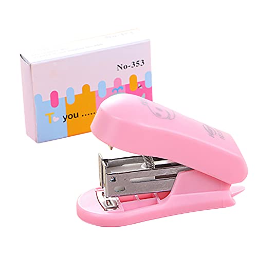 Büro-Heftklammern, Bindehefter-Set, Hefter, nützlich für Büro, Basteln und Schreibwaren Büroorganisation Und Aufbewahrung (Pink, One Size) von Generisch