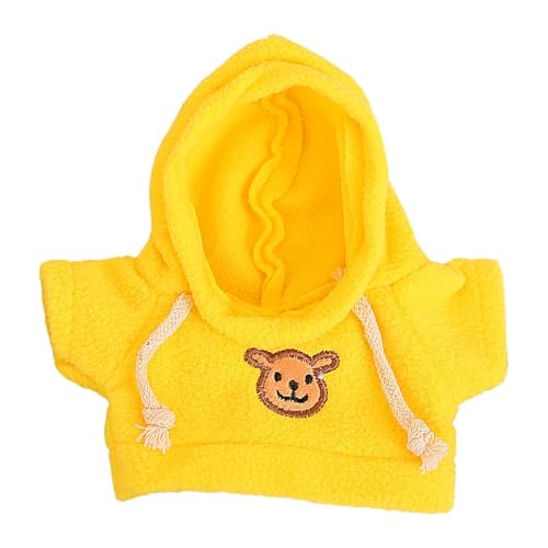 Build A Bear Kleidung, Stofftier-Outfits, Cartoon-Puppenkleidung, kleines Plüschpuppenkostüm, Plüschpuppe, Kapuzenpullover, Kleidung für 17,8 - 22,9 cm große Puppe (ohne Puppen) von Generisch