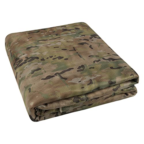 Camouflage-Netzstoff, Sonnenschutz, Schatten, Tarnnetz, Gartenzaun, Dekoration, Outdoor-Markise, 300D CP Multi Camo Design, 1,5 m x 15 m Größe von Generisch