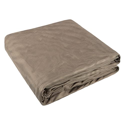 Camouflage-Netzstoff, Sonnenschutz, Schatten, Tarnnetz für Gartenzaun, Dekoration, 1,5 m breit, Markisenabdeckung mit 300D Khaki, Größe 1,5 x 5 m von Generisch