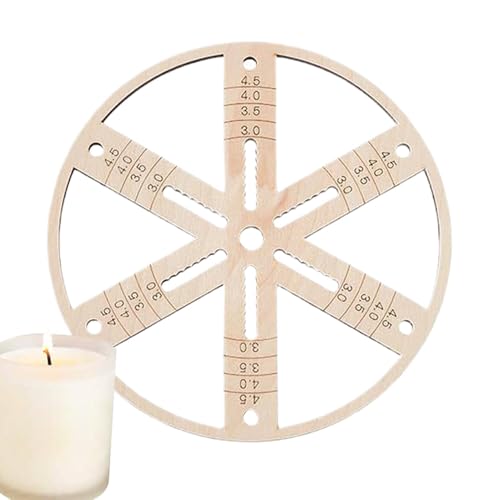 Candle Making Supplies, Wooden Wick Centering, Multiwick Candle Tool, Round Wick Holder, Flat Wick Stabilizer, Adjustable Wick Tool, Candle Craft Supplies, Premium Wick Device, Durable Candle Tool, DI von Generisch