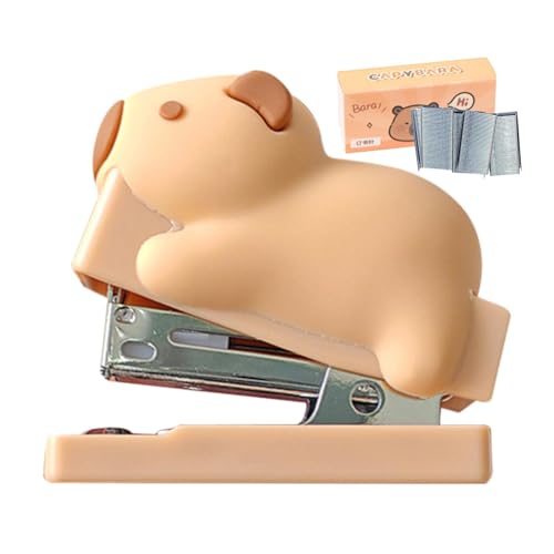 Capybara Stapler, Capybara Stapler, Cute Capybara Compact Stapler, Multifunctional Desk Stapler, School Supplies Stapler, Capybara Stapler for Students, Compact Desk Stapler Accessories von Generisch