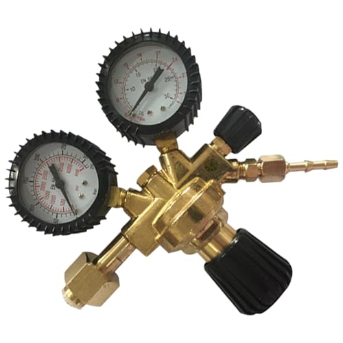 Carbon Dioxide Meter, Argon Pressure Regulator, Easy to Read Gauge, Stabilized Control System, Carbon Dioxide Pressure Regulator Precise Welding Pressure Gauge with Double-Scale von Generisch