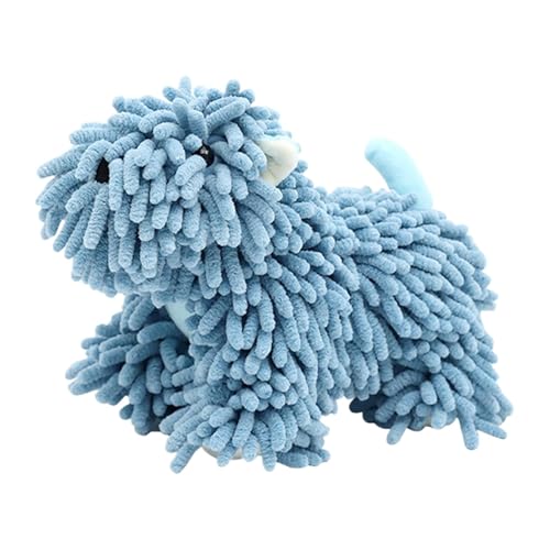 Chenille-Handtuch, weiches saugfähiges Hängetuch, schnell trocknender Plüschstoff, auffälliger Welpen-Look, leicht, 26 x 13 x 13 cm, für Badezimmer, Küche und Zuhause von Generisch