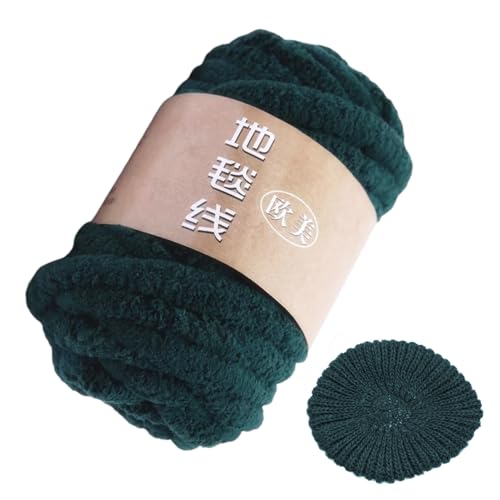 Chenillewolle | Chenille Häkeldeckengarn - Wollknäuel zum Basteln, weiches Garn zum Häkeln, flauschiges Polyestergarn für Hüte, Schuhe, Handschuhe Chenillewolle | Chenille Häkeldeckengarn - Wollknäuel zum Basteln, weiches Garn zum Häkeln, flauschiges Polyestergarn für Hüte, Schuhe, Handschuhe von Generisch