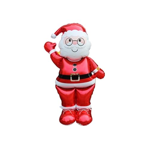 Christmas Balloons | Holiday Celebration Balloons | Cute Christmas Balloons | Large Christmas Theme Foil Decoration | Festive Home Decoration Photo Props Parties Supplies for Christmas New Year Kids von Generisch