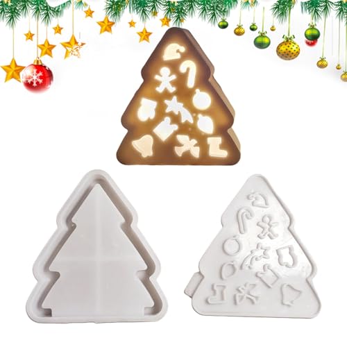 Christmas Tree Silicone Mould, Handmade Soap Moulds, Christmas Tree Mold, Silicone Non Stick Molds, Resin Casting Molds, Festive Candle Mold, Christmas Crafting Molds, Silicone Mould For Soa von Generisch