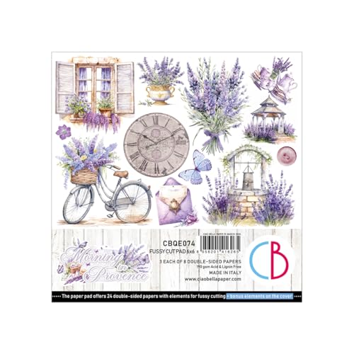 Ciao Bella Morning in Provence, 15,2 x 15,2 cm, Fussy Cut Pad von Generisch